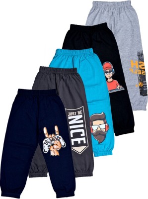 FAZZA Track Pant For Boys(Multicolor, Pack of 5)