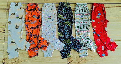 ADVIK FASHION HUB Track Pant For Baby Boys & Baby Girls(Multicolor, Pack of 6)