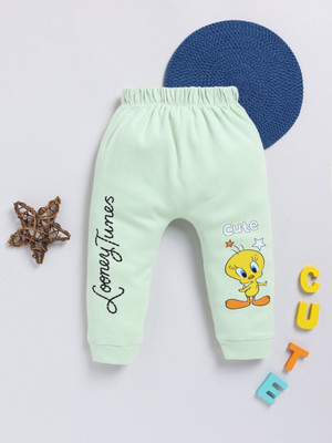 YK X Tinyo Track Pant For Girls(Green, Pack of 1)