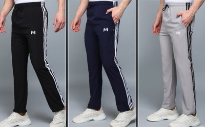 mank D Track Pant For Boys(Multicolor, Pack of 3)