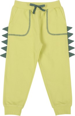 MeeMee Track Pant For Baby Boys(Yellow, Pack of 1)