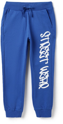 United Colors of Benetton Track Pant For Boys(Blue, Pack of 1)