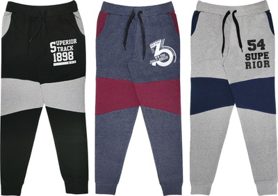 GWA Track Pant For Boys(Multicolor, Pack of 3)