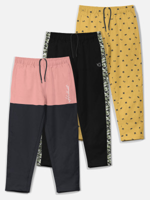 Hellcat Track Pant For Boys(Multicolor, Pack of 3)