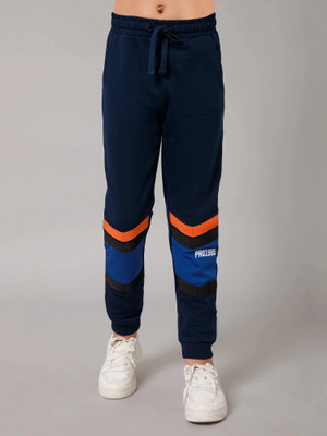 PROVOGUE Track Pant For Boys(Blue, Pack of 1)