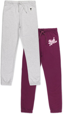 Alan Jones Track Pant For Girls(Multicolor, Pack of 2)