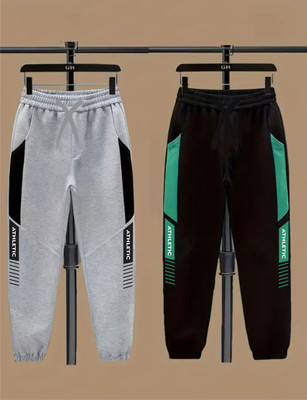 SOUTHTREE Track Pant For Boys(Multicolor, Grey, Pack of 2)