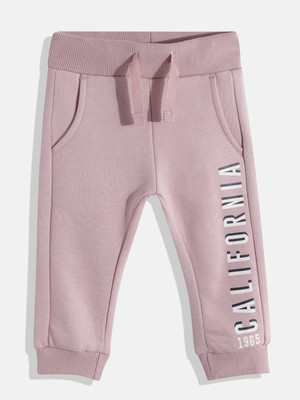 United Colors of Benetton Track Pant For Boys(Pink, Pack of 1)
