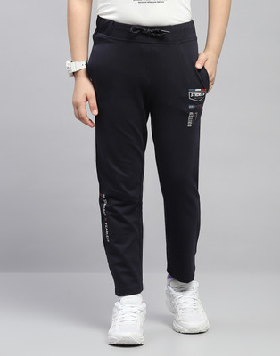 MONTE CARLO Track Pant For Boys(Black, Pack of 1)
