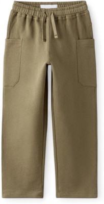 Alan Jones Track Pant For Boys(Brown, Pack of 1)