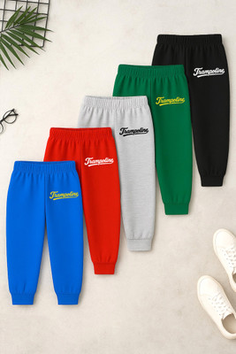 Trampoline Track Pant For Boys & Girls(Multicolor, Pack of 5)