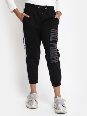 V-MART Track Pant For Girls(Black, Pack of 1)