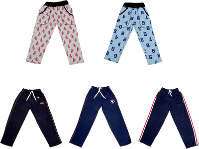 Indstar Track Pant For Boys(Multicolor, Pack of 5)
