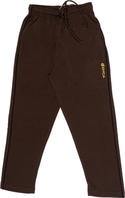 Dyca Track Pant For Boys(Brown, Pack of 1)