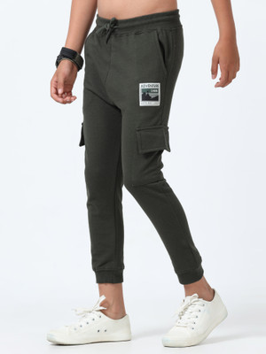 Codez Track Pant For Boys(Green, Pack of 1)