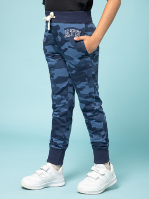 Alan Jones Track Pant For Boys(Blue, Pack of 1)