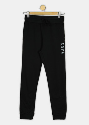 U.S. POLO ASSN. Track Pant For Boys(Black, Pack of 1)
