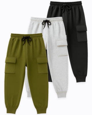 Kuchipoo Track Pant For Boys(Multicolor, Pack of 3)