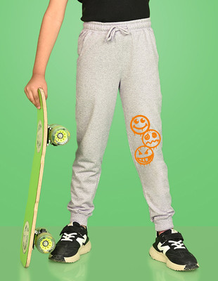 Nusyl Track Pant For Boys(Grey, Pack of 1)