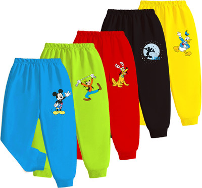 DISNEY BY MISS & CHIEF Track Pant For Boys & Girls(Multicolor, Pack of 5)