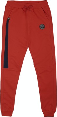 Allen Solly Track Pant For Boys(Red, Pack of 1)