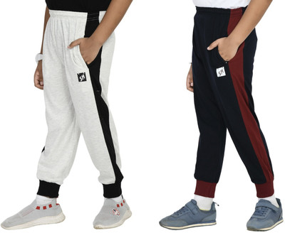 ShopMore Track Pant For Boys(Blue, Pack of 2)