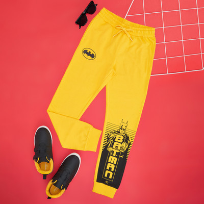 Pantaloons Junior Track Pant For Boys(Yellow, Pack of 1)