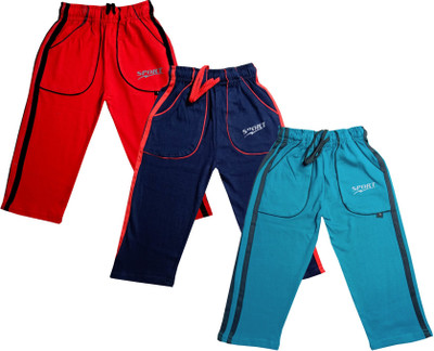 Indstar Track Pant For Boys & Girls(Multicolor, Pack of 3)