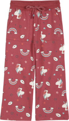 Plum Tree Track Pant For Girls(Brown, Pack of 1)