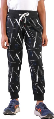 Basis Track Pant For Boys(Black, Pack of 1)