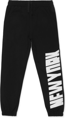 Alan Jones Track Pant For Girls(Black, Pack of 1)