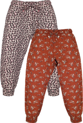 Plum Tree Track Pant For Girls(Multicolor, Pack of 2)