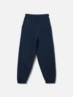 JUNIORS by Babyshop Track Pant For Girls(Blue, Pack of 1)