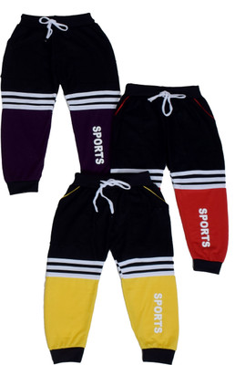 Commet Track Pant For Baby Boys & Baby Girls(Red, Pack of 3)