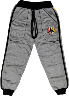 INDICRAFTS Track Pant For Boys & Girls(Grey, Pack of 1)