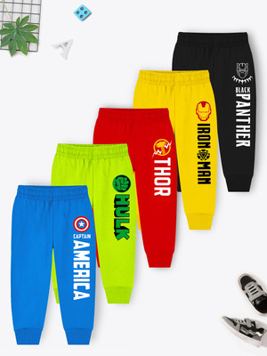 MARVEL BY MISS & CHIEF Track Pant For Boys & Girls(Multicolor, Pack of 5)