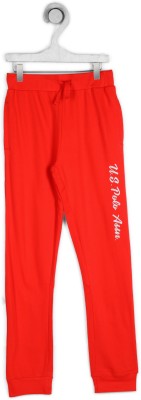 U.S. POLO ASSN. Track Pant For Boys(Red, Pack of 1)