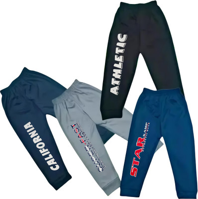 NCKIDSLOWER Track Pant For Boys & Girls(Grey, Pack of 4)