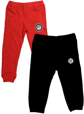 YK Disney Track Pant For Boys(Red, Black, Pack of 1)