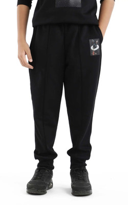 Rare Ones Track Pant For Boys(Black, Pack of 1)