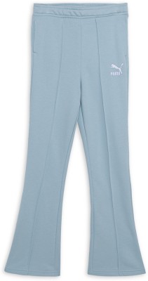 PUMA Track Pant For Girls(Blue, Pack of 1)