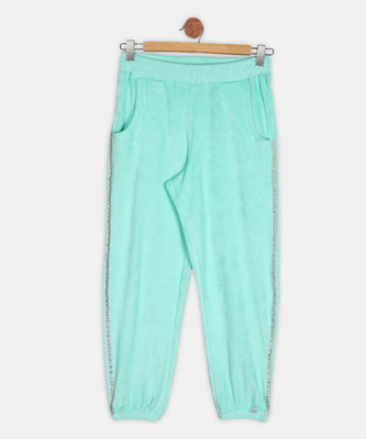 United Colors of Benetton Track Pant For Girls(Blue, Pack of 1)