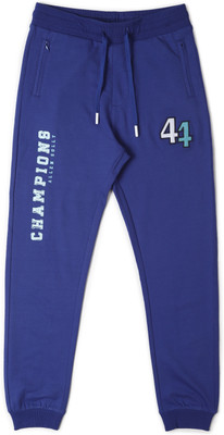 Allen Solly Track Pant For Boys(Blue, Pack of 1)