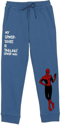 YK Marvel Track Pant For Boys(Blue, Pack of 1)