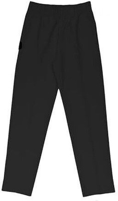 Nik and Knit Track Pant For Girls(Black, Pack of 1)