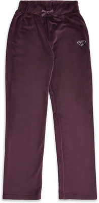 Pantaloons Junior Track Pant For Girls(Red, Pack of 1)