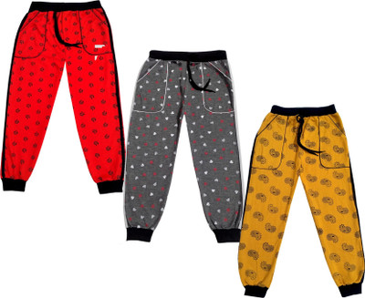 Indstar Track Pant For Boys & Girls(Multicolor, Pack of 3)