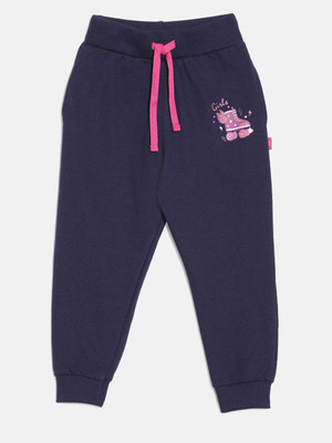 Dixcy Slimz Track Pant For Girls(Dark Blue, Pack of 1)
