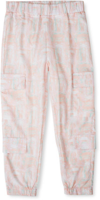 GINI & JONY Track Pant For Girls(Pink, Pack of 1)