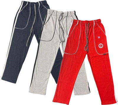 AMNOUR Track Pant For Boys(Multicolor, Pack of 3)